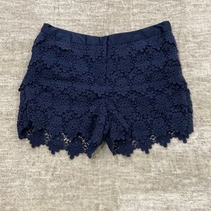 Joe Fresh Navy Lace Shorts